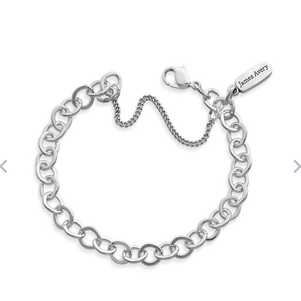 JAMES AVERY FORGED LINK CHARM BRACELET